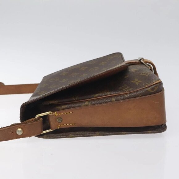 LOUIS VUITTON Monogram Cartouchiere GM Shoulder Bag Vintage M51252 Auth 129350 - Picture 4 of 15